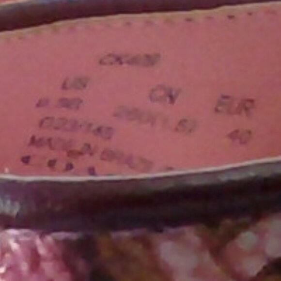 Brand New Women's Pink Coach Logo-Printed Block Heel Sandals - Picture 8 of 10